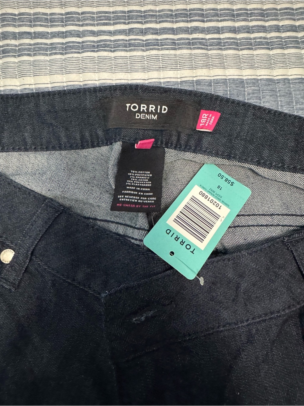 torrid Dark Indigo Denim Jeans